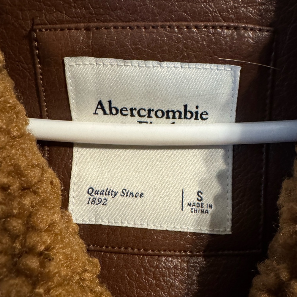 Abercrombie & Fitch Teddy Moto Jacket - Picture 3 of 4